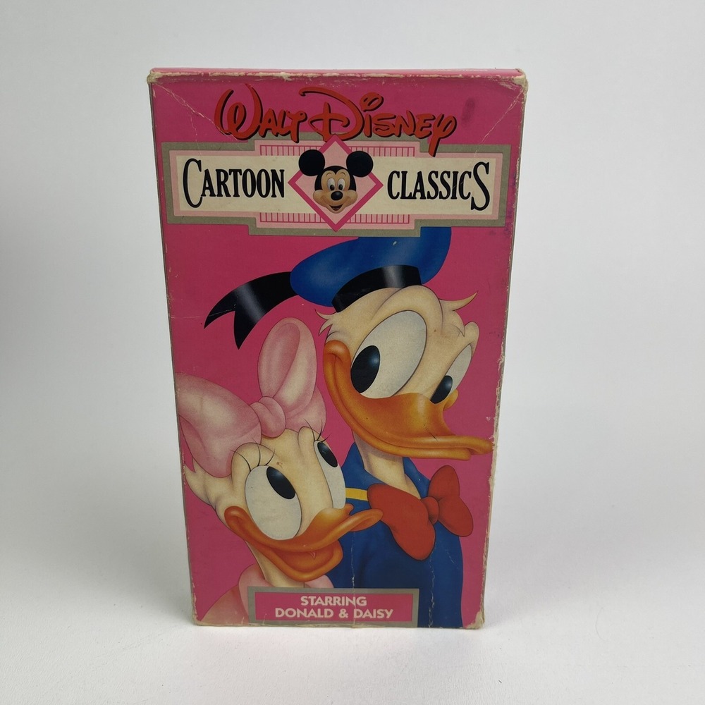 Walt Disney Cartoon Classics Version 7 Starring‎ Donald  Daisy VHS 1991